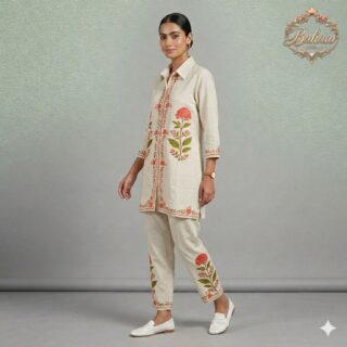 Beige Colour Co-ord Set