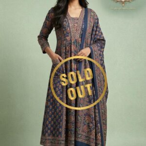 Blue Ajrakh Cotton Suit
