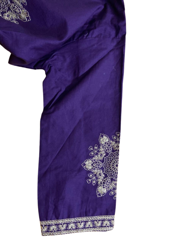 Violet Cotton Suit Set