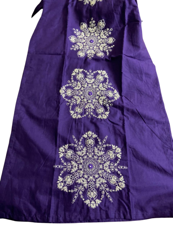 Violet Cotton Suit Set