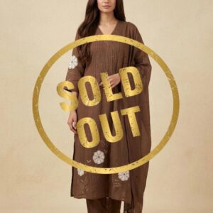 Mocha Brown Cotton Suit