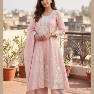 Blush Pink A line Suit